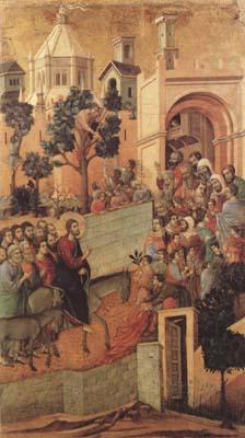 Duccio di Buoninsegna Christ Entering Jerusalem (mk08) china oil painting image